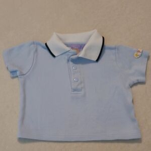 Light Blue Kids Winnie The Pooh Polo Shirt, Size 3-6 Months